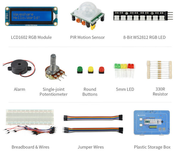 Raspberry Pi Pico Kit Contents